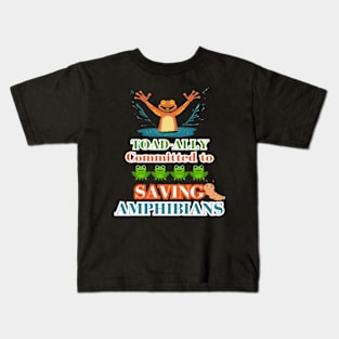 Saving Amphibians Kids T-Shirt